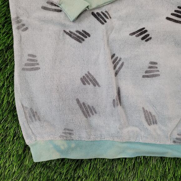 Vintage 80s MOD Terry Sweatshirt Womens XL 23x27 Sun-Faded - Picture 7 of 14